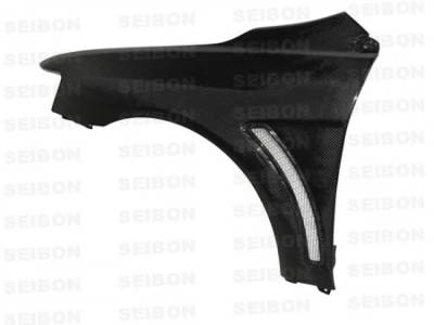 Seibon - Mitsubishi Lancer 10MM Wide Seibon Carbon Fiber Body Kit- Fenders! FF0809MITEVOX - Image 3