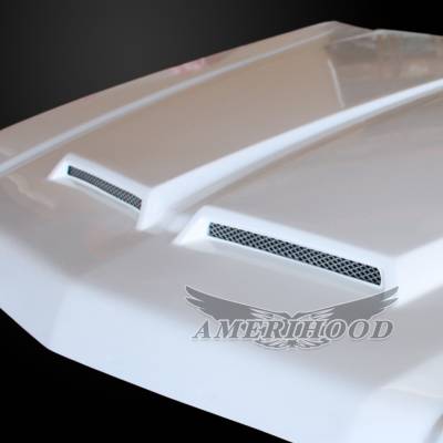 AmeriHood - Cadillac Escalade TS-Style AmeriHood Ram Air Hood CE02AHTSFHW - Image 5