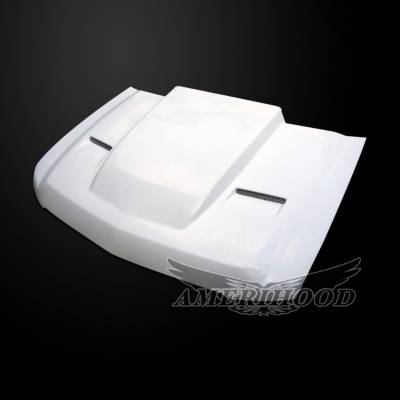 AmeriHood - Chevrolet Avalanche AmeriHood Ram Air Cowl Hood CA07AHCWLFHW - Image 6