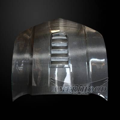 AmeriHood Carbon Fiber - Chevrolet Camaro V8 SS8-Style AmeriHood Carbon Fiber Hood CCM14AHSS8CFH - Image 3