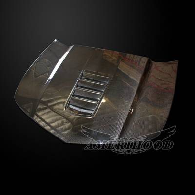 AmeriHood Carbon Fiber - Chevrolet Camaro V8 SS8-Style AmeriHood Carbon Fiber Hood CCM14AHSS8CFH - Image 5
