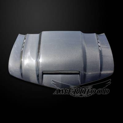 AmeriHood Carbon Fiber - Chevrolet Camaro SMS-Style AmeriHood Carbon Fiber Hood CCM14AHSMSCFHSS - Image 5
