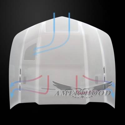 AmeriHood - Chevrolet Camaro SMS-Style AmeriHood Ram Air Hood CCM14AHSMSFHWSS - Image 5