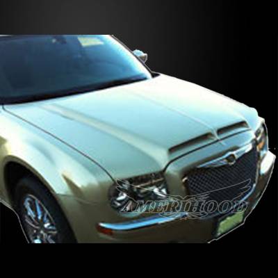 AmeriHood - Chrysler 300 E-Style AmeriHood Ram Air Hood C305AHTEFHW - Image 3
