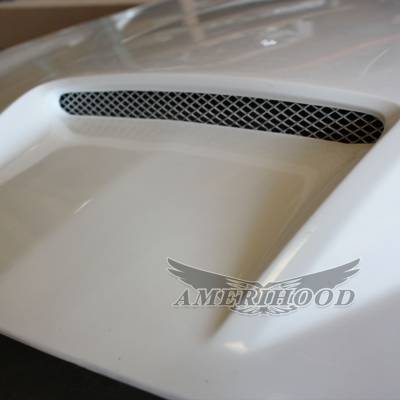 AmeriHood - Dodge Charger SRT-Style AmeriHood Ram Air Hood DC06AHSRTFHW - Image 6