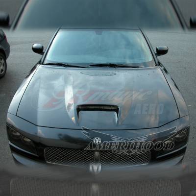 AmeriHood - Dodge Charger SRT-Style AmeriHood Ram Air Hood DC06AHSRTFHW - Image 7