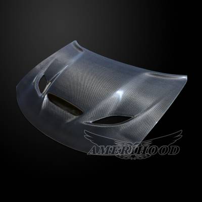 AmeriHood Carbon Fiber - Dodge Charger HC-Style AmeriHood Carbon Fiber Hood DC15AHCATCFH - Image 6