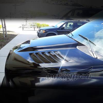 AmeriHood - Dodge Ram 1500 SSK-Style AmeriHood Heat Extracting Hood DR02AHSSKFH - Image 12