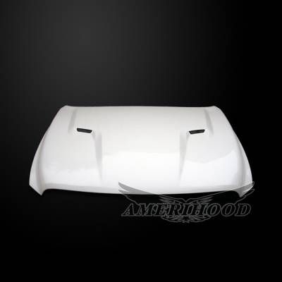 AmeriHood - Dodge Ram 1500 SRT-Style AmeriHood Ram Air Hood DR09AHCLGFHW - Image 2