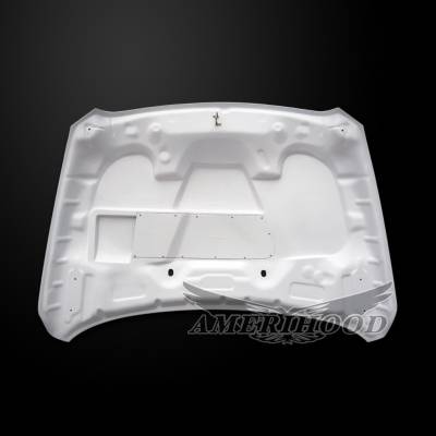 AmeriHood - Dodge Ram 1500 SRT-Style AmeriHood Ram Air Hood DR09AHCLGFHW - Image 6