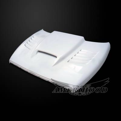 AmeriHood - Dodge Ram 3500 SSK-Style AmeriHood Ram Air Hood DR94AHSSKFHW35 - Image 5