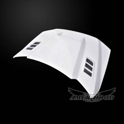 AmeriHood - Ford F-450 SSK-Style AmeriHood Ram Air Hood F4517AHSSKFHW - Image 2