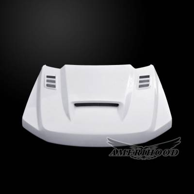 AmeriHood - Ford F-450 SSK-Style AmeriHood Ram Air Hood F4517AHSSKFHW - Image 3