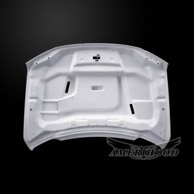 AmeriHood - Ford F-450 SSK-Style AmeriHood Ram Air Hood F4517AHSSKFHW - Image 5