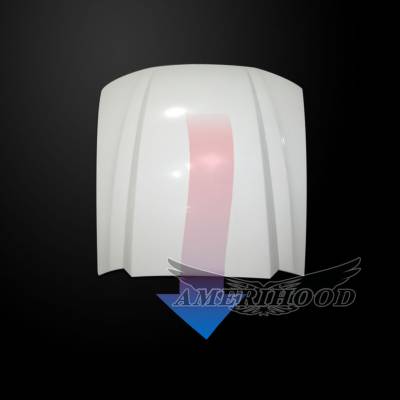 AmeriHood - Ford Mustang 3" Cowl AmeriHood Heat Extracting Hood FM99AHT4FHW - Image 3