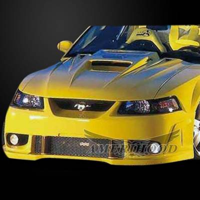 AmeriHood - Ford Mustang Type 5 AmeriHood Ram Air Hood FM99AHT5FHW - Image 2