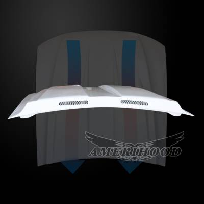 AmeriHood - Ford Mustang Type 3 AmeriHood Ram Air Hood FM99AHT3FHW - Image 7