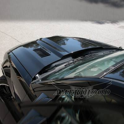 AmeriHood - Ford Mustang SMS-Style AmeriHood Ram Air Hood FM05AHSMSFHW - Image 2