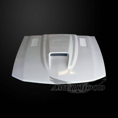 AmeriHood - Ford Mustang SMS-Style AmeriHood Ram Air Hood FM05AHSMSFHW - Image 3
