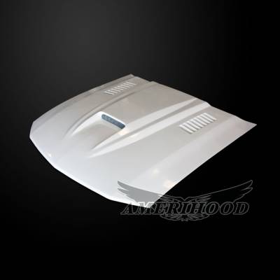 AmeriHood - Ford Mustang SMS-Style AmeriHood Ram Air Hood FM05AHSMSFHW - Image 5