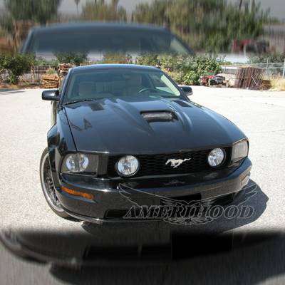 AmeriHood - Ford Mustang SMS-Style AmeriHood Ram Air Hood FM05AHSMSFHW - Image 7