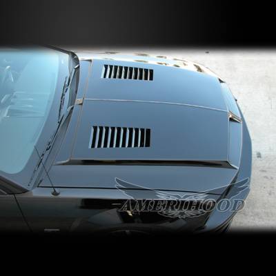 AmeriHood - Ford Mustang E-Style AmeriHood Ram Air Hood FM05AHTEFHW - Image 5