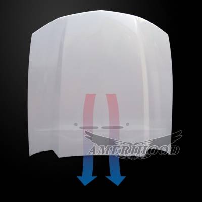 AmeriHood - Ford Mustang AmeriHood Heat Extracting Cowl Hood FM05AHCWLFHW500 - Image 2