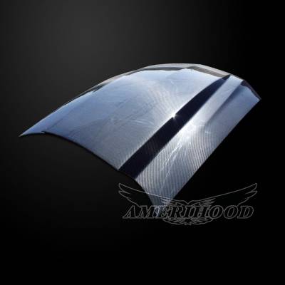 AmeriHood Carbon Fiber - Ford Mustang 3" Cowl AmeriHood Carbon Fiber Hood FM10AHCWLCFH - Image 3