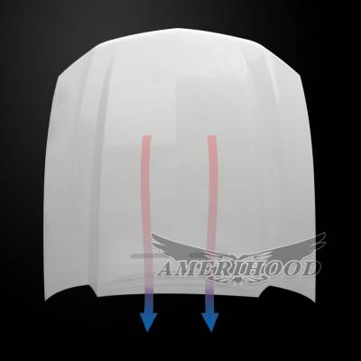 AmeriHood - Ford Mustang 3" Cowl AmeriHood Ram Air Hood FM10AHCWLFHW - Image 5