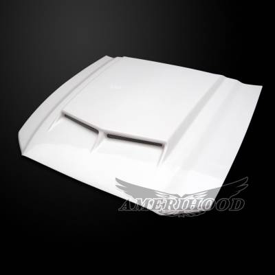 AmeriHood - Ford Mustang C-Style AmeriHood Ram Air Hood FM10AHTCFHW500 - Image 2