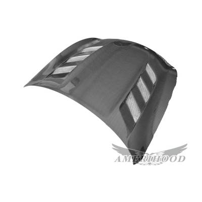 AmeriHood Carbon Fiber - Infiniti Q60 2Dr AMU-Style AmeriHood Carbon Fiber Hood IQ6014AHAMUCFH2 - Image 2
