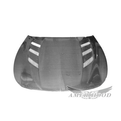 AmeriHood Carbon Fiber - Infiniti Q60 2Dr AMU-Style AmeriHood Carbon Fiber Hood IQ6014AHAMUCFH2 - Image 3
