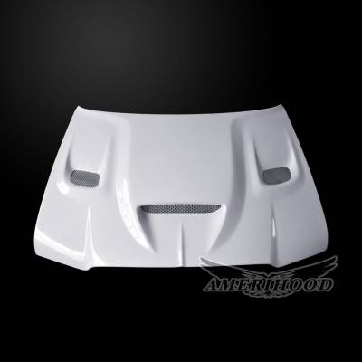 AmeriHood - Chrysler 300 HC-Style AmeriHood Ram Air Hood C305AHCATFHW - Image 3