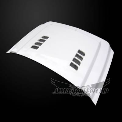 AmeriHood - Chevrolet Silverado 3500 E-Style AmeriHood Ram Air Hood CS07AHTEFHW35 - Image 2