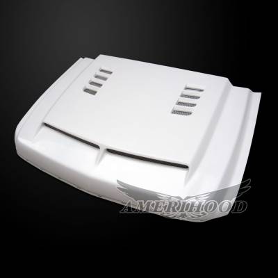 AmeriHood - Chevrolet Silverado 3500 E-Style AmeriHood Ram Air Hood CS07AHTEFHW35 - Image 5