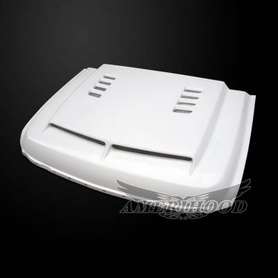 AmeriHood - Chevrolet Silverado 2500 E-Style AmeriHood Ram Air Hood CS11AHTEFHW25 - Image 2