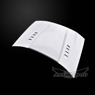 AmeriHood - Chevrolet Trailblazer SMS-Style AmeriHood Ram Air Hood CTB02AHSMSFHW - Image 2