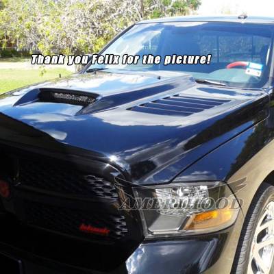 AmeriHood - Dodge Ram 1500 SSK-Style AmeriHood Ram Air Hood DR19AHSSKFHWCLASSIC - Image 8
