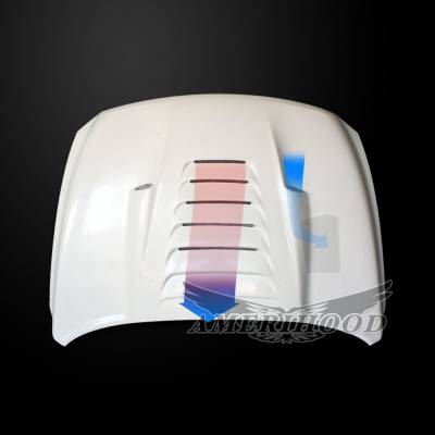 AmeriHood - Dodge Ram 1501 TS-Style AmeriHood Ram Air Hood DR19AHTSFHCLASSIC - Image 3