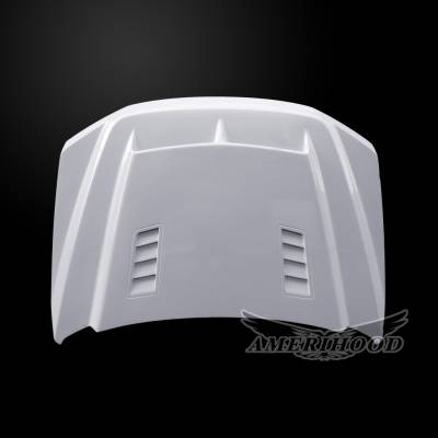 AmeriHood - Ford F-350 E-Style AmeriHood Ram Air Hood F3517AHTEFHW - Image 4