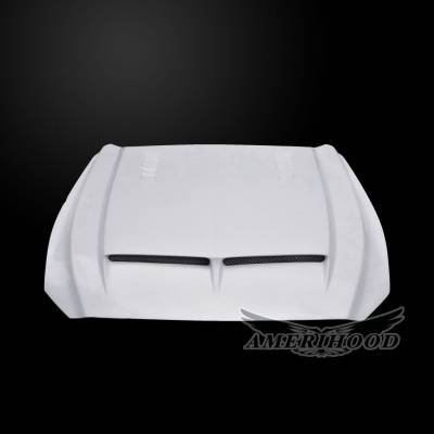 AmeriHood - Ford Mustang E-Style AmeriHood Ram Air Hood FM15AHTEFHW - Image 3