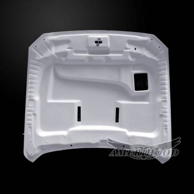 AmeriHood - Ford Mustang E-Style AmeriHood Ram Air Hood FM15AHTEFHW - Image 5