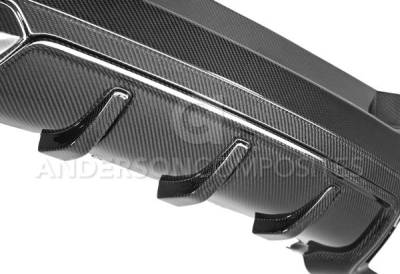 Anderson Carbon - Chevy Camaro Z28 Anderson Composites Fiber Rear Bumper Diffuser AC-RL14CHCAM-Z28 - Image 4