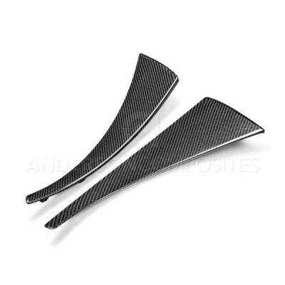 Anderson Carbon - Chevy Corvette C7 Type-OE Anderson Composites Fiber Mud Flaps AC-RMG14CHC7-OE - Image 2