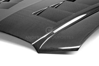 Anderson Carbon - Dodge Charger Type-TS Anderson Composites Fiber Body Kit- Hood AC-HD1113DGCR4D-TS - Image 6