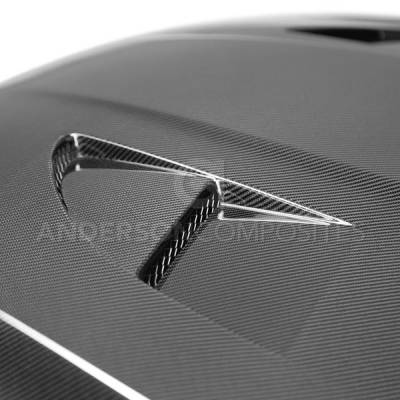 Anderson Carbon - Ford Focus SE/ST Type-SA Anderson Composites Fiber Hood AC-HD16FDFO-SA - Image 4