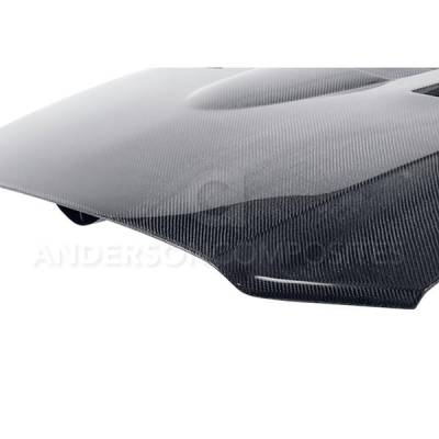 Anderson Carbon - Ford Mustang Type-SS Anderson Composites Fiber Body Kit- Hood AC-HD1011FDMU-SS - Image 2