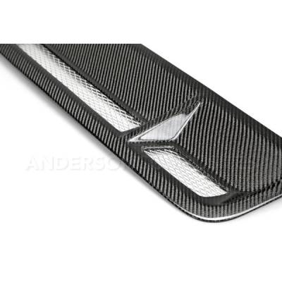 Anderson Carbon - Ford Mustang GT500 Style Anderson Composites Fiber Hood Vent AC-HV11MU500 - Image 2