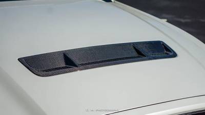 Anderson Carbon - Ford Mustang GT500 Style Anderson Composites Fiber Hood Vent AC-HV11MU500 - Image 6