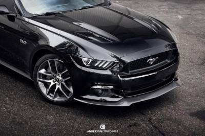 Anderson Carbon - Ford Mustang Type-AC Anderson Composites Fiber Front Bumper Lip AC-FL15FDMU-AC - Image 10